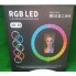 Кільцева лампа LED IOX RGB 36 см 3D-36