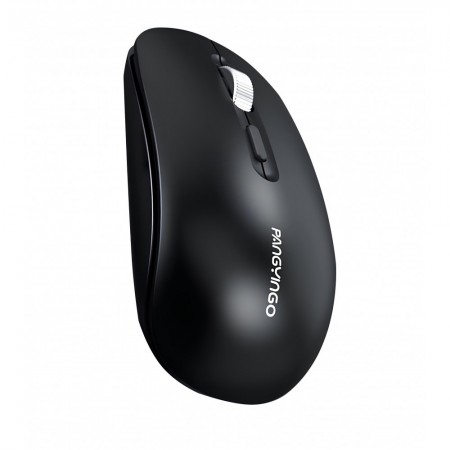 Безпроводна комп'ютерна миша F-107, чорна, з підтримкою Bluetooth та додатковими функціями управління