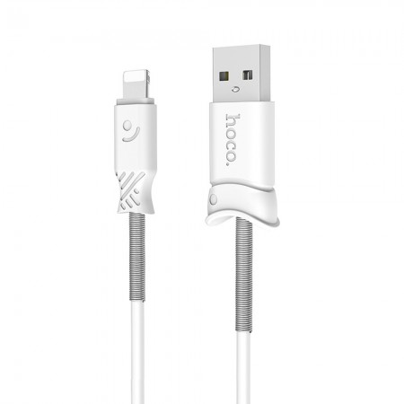 Кабель Lightning Hoco X24 2A, белый, 1m