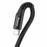 Кабель Lightning Baseus CALSR-01, Fish-eye Spring, 2A, 1м, чорний