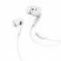 Вакуумні навушники Borofone BM30 Pro з мікрофоном, дротові, 3.5 мм, білі