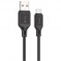 Кабель Micro USB Hoco X90 Cool, 2.4A, 1м, чорний
