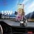 Автомобільний тримач розсувний з бездротовою зарядкою 15W Earldom ET-WC53, PC+ABS, 89 г
