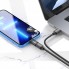 Адаптер перехідник Lightning на USB-C Hoco UA17, чорний, підтримка передачі даних та зарядки 5V/2A