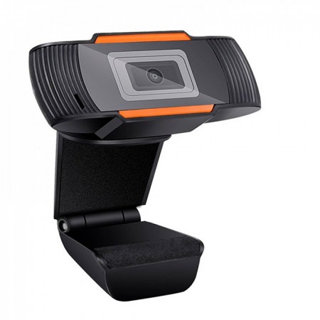 Веб-камера TUCCI TC-C11, з автоматичною фокусуванням, вбудованим мікрофоном та кріпленням у вигляді прищіпки, чорна