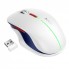 Бездротова миша Hoco GM40 біла, 2.4G+Bluetooth, 7 кнопок, 400 мАг
