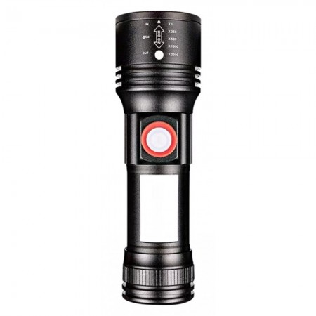 Ручний акумуляторний ліхтар SY-2111 з USB-C, ZOOM і магнітом