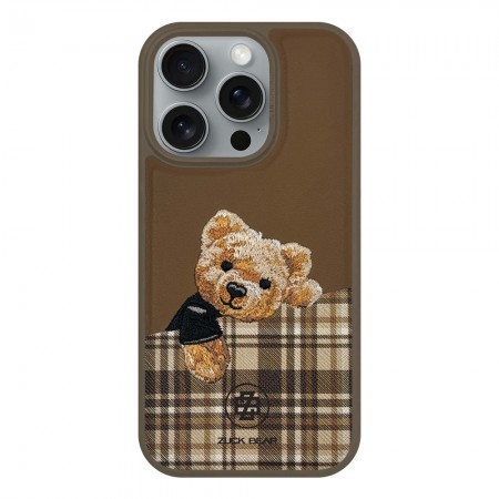 Защитный чехол для iPhone 14 Pro Max Polo Darren Leather Case с MagSafe, шампань золото