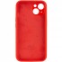 Захисний чохол для iPhone 13  Silicone Case, червоний, з захистом камери