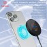 Беспроводное зарядное устройство Earldom ET-WC67 с LED-дисплеем, Type-C, 15W