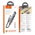 USB хаб Hoco HB26, 4 порти USB 2.0, підтримка Plug and Play, компактний для подорожей