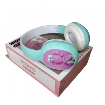 Bluetooth навушники UK-KT48, зелені, з мікрофоном, режимом гучного зв'язку та водозахистом