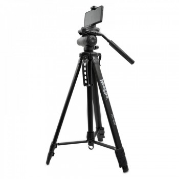 Штатив напольний трипод Neepho NP-690, максимальна висота 170 см, 3 секції, навантаження до 1.5 кг, чорний/сірий Штатив напольний трипод Neepho NP-690, максимальна висота 170 см, 3 секції, навантаження до 1.5 кг, чорний/сірий