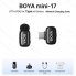 Беспроводной микрофон-лавальер BOYA Mini-17 Type-C шумоподавление 100м