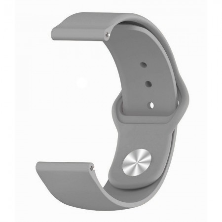 Універсальний ремінець Sport Band Universal Bracelet 20mm Gray для AmazFit BIP/GTS/GTR, Huawei GT2, Samsung Gear S4/Galaxy Active 2/Watch, сірий
