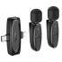 Бездротовий цифровий мікрофон Hoco L15 Dual-mic, для iPhone/Type-C, з шумоподавленням та високою чутливістю