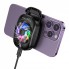 Мини вентилятор для смартфона Hoco GM76 с RGB подсветкой и дисплеем, три скорости