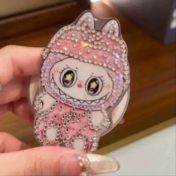 Попсокет no brand Labubu Diamonds стразы мультяшный дизайн держатель