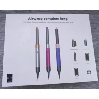 Стайлер для волосся Dyson Airwrap Complete Long, сріблясто-сірий, для довгого волосся