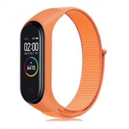 Ремешок Nylon Xiaomi Mi Band 5 6 7 Orange