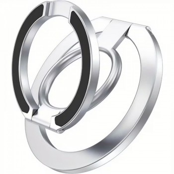Тримач для телефону no brand Ring With Magsafe Handcuff білий, магнітний, кільце