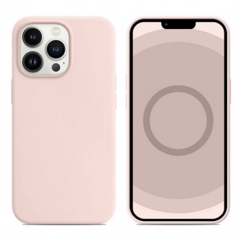 Захисний чохол для iPhone 13 Pro Max Silicone Case з MagSafe, рожевий Chalk Pink