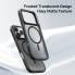 Захисний чохол для iPhone 17 Pro Max Rock Guard Metal Lens Frame Series TPU Case з Magsafe, сірий
