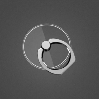 Тримач кільце no brand Clear Circle прозорий універсальний для телефону
