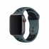 Спортивний ремінець для Apple Watch Nike, 42 мм | 44 мм | 45 мм | 49 мм, колір Midnight Blue & Black, дихаючий матеріал, регульований розмір