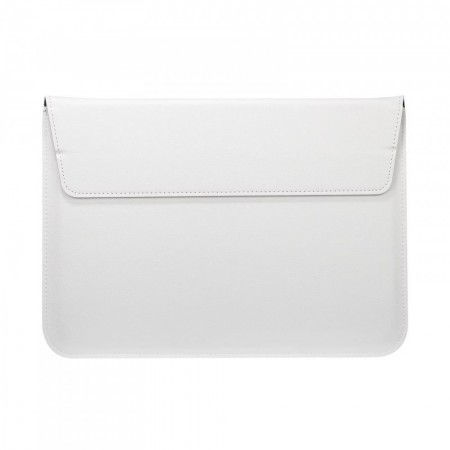 Чехол-конверт no brand PU Sleeve Case для MacBook 15'' белый, искусственная кожа