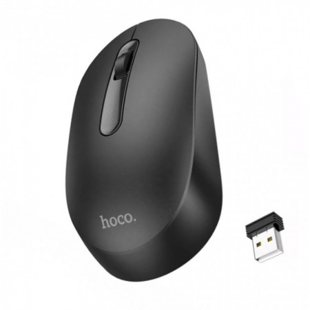 Беспроводная компьютерная мышь HOCO GM14, черная, оптическая, 1200 DPI, Bluetooth 4.2