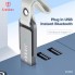 Bluetooth аудіо ресивер Earldom ET-BR22 USB, компактний, з ремінцем