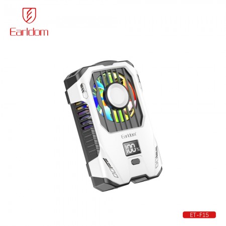 Портативний міні вентилятор Earldom ET-F15, радіатор для телефону, акумулятор 2500 мАг