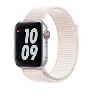 Ремінець Nylon Loop для Apple Watch 38/40/41 мм нейлоновий кремовий