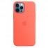 Силиконовый чехол Full Size для iPhone 13 Pro 6.1'' ярко-розовый, матовый