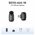 Беспроводной микрофон BOYA Mini-16 для iPhone Lightning шумоподавление 100м