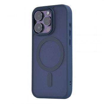 Захисний чохол для iPhone 13 OC Matte Case With MagSafe, темно-синій, матова поверхня