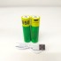 Акумуляторні батарейки Lithium-ion 2600mAh 18650 з Type-C роз'ємом (2 шт.)