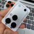 Защитное стекло на камеру no brand для iPhone 17 Pro Max серебристое, алюминий, 9H