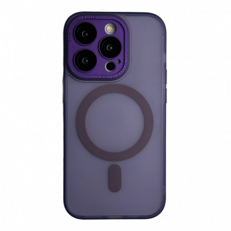 Захисний чохол для iPhone 15 Pro Apple Protective Camera Matte Case With MagSafe, глибокий фіолетовий