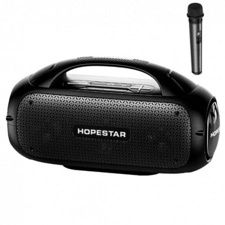 Портативная колонка Hopestar A50, 80W, Bluetooth 5.1, IPX6, серо-черная