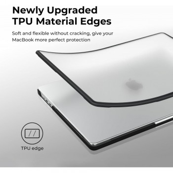 Захисний чохол для MacBook Air 13.3 A1932/A2179/A2337, чорний