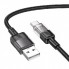 Кабель USB Type-C Hoco U129, 2.4A, довжина 1.2m, чорний