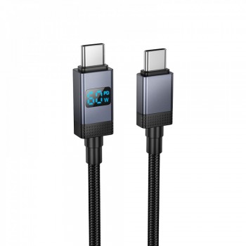 Кабель USB C to C Hoco X118, підтримка 60W, довжина 1 м