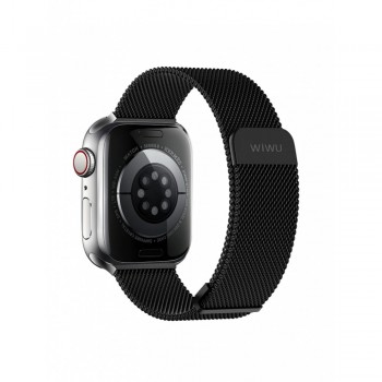 Ремінець для Apple Watch WiWU Wi-WB005, 42/44/45/49 мм, чорний