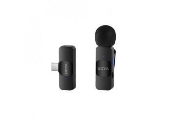 Бездротовий мікрофон BOYA BY-V10 для телефону, всеспрямований, з шумозаглушенням