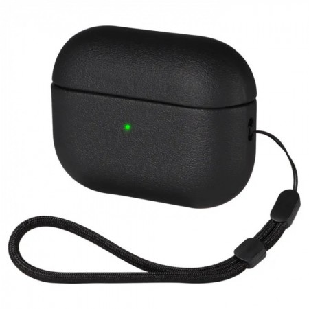 Чохол SGP для AirPods Pro 2 чорний силіконовий з ремінцем