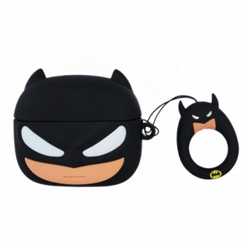 Захисний чохол для AirPods 3 Emoji Series Batman, силіконовий, стійкий до подряпин, зручний доступ до роз'єму зарядки