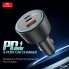Автомобільний зарядний пристрій Earldom ES-CC35 2.4A 1USB 2 Type-C