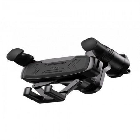 Автотримач на повітрозабірник Hoco H66, розсувний, універсальний, з кріпленням для телефону